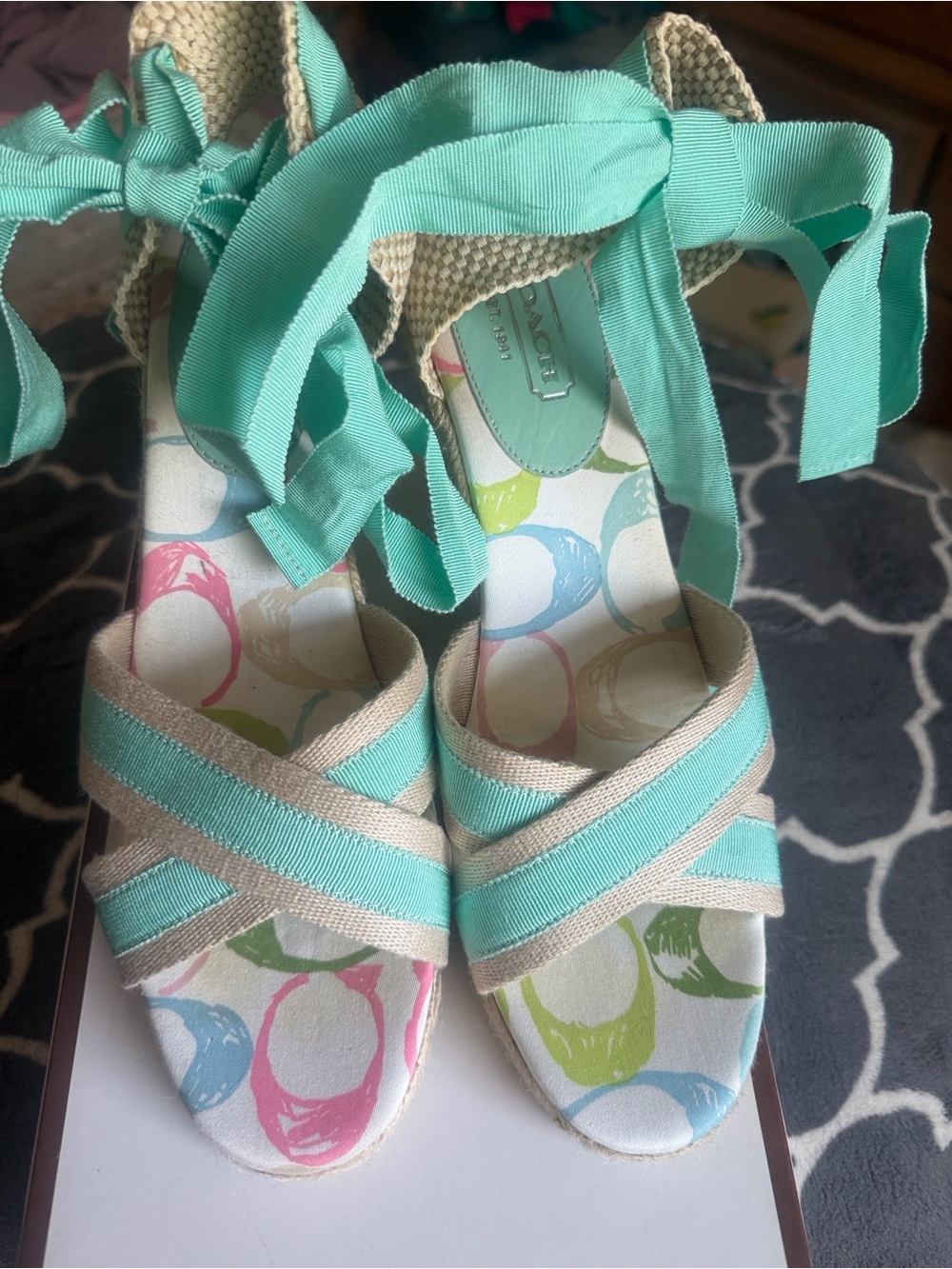 Coach Maryn espadrilles nwot